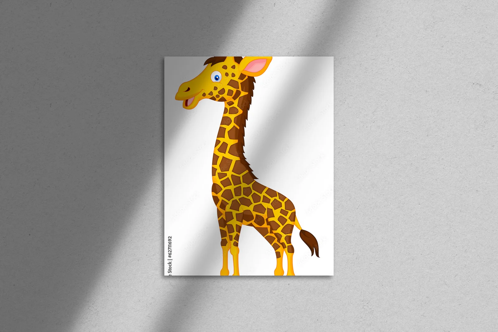 Słoneczne giraffy w radosnej aranżacji