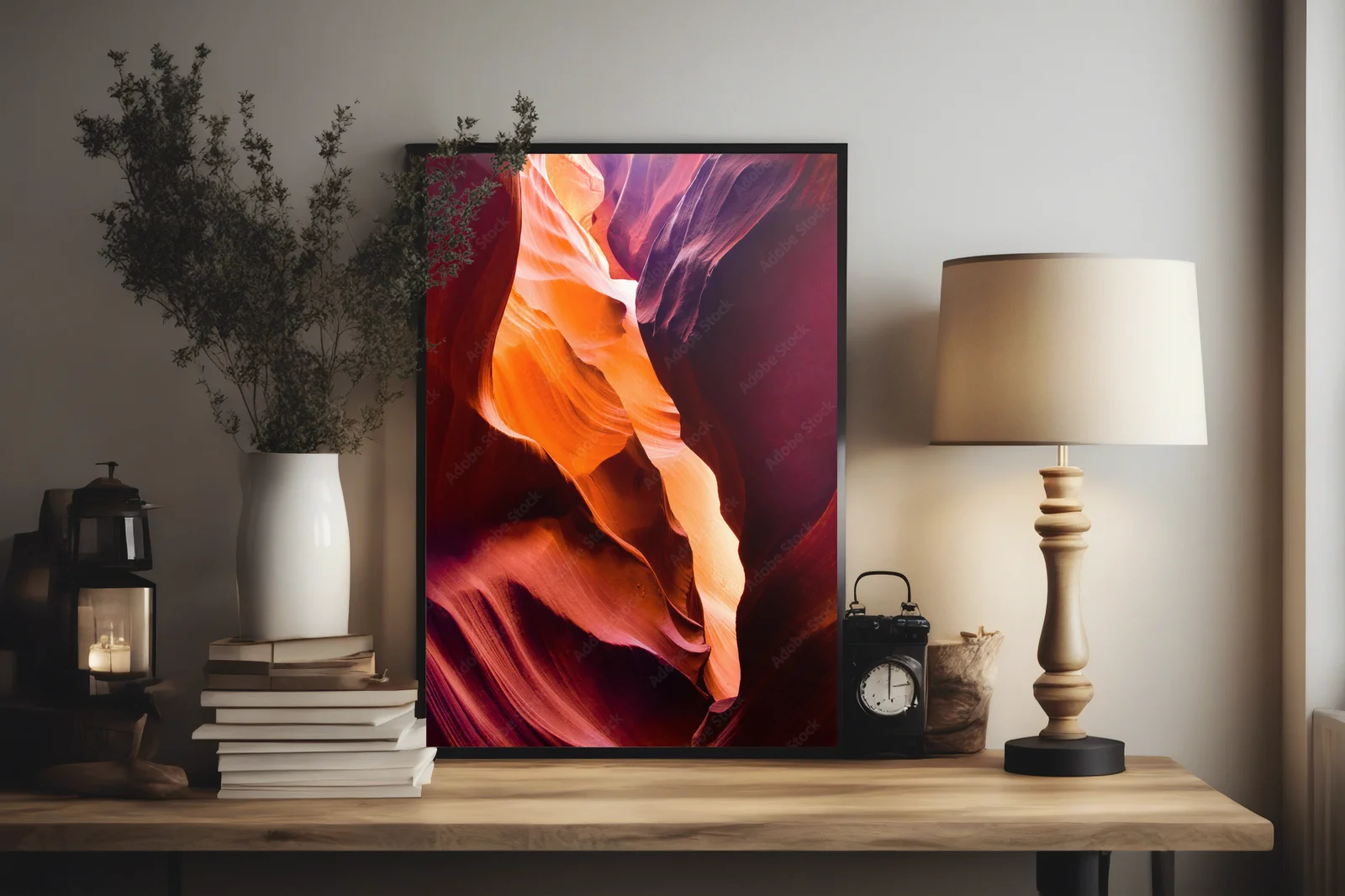 Odkryj magię Antelope Canyon w głębokich barwach