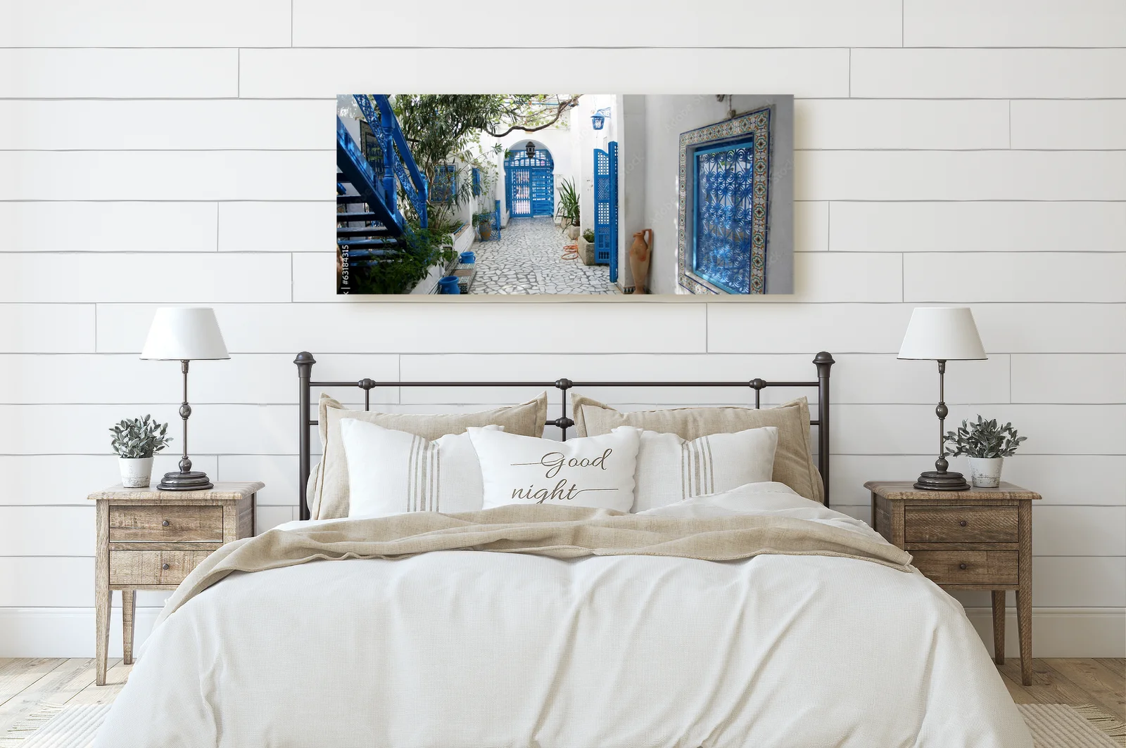 Wspomnienia z letniego dziedzińca w Sidi Bou Said