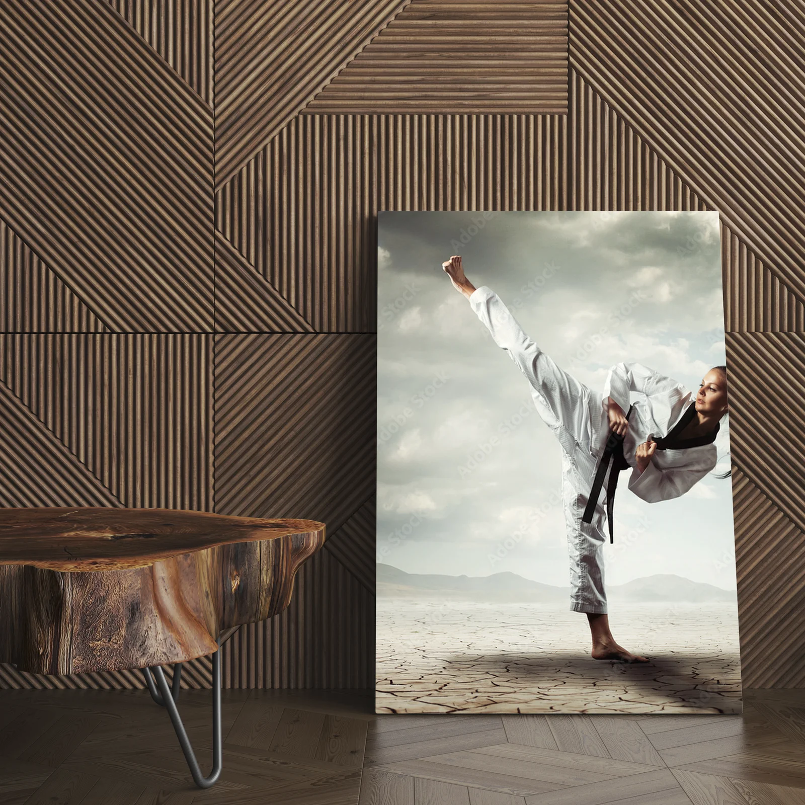 Energia karate w pastelowych barwach