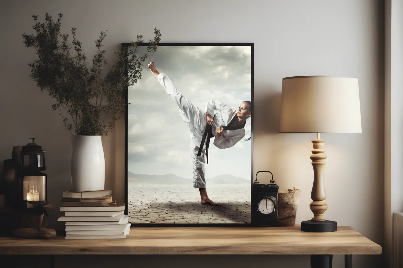 Energia karate w pastelowych barwach