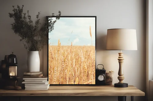 Urokliwy krajobraz złotych zbóż