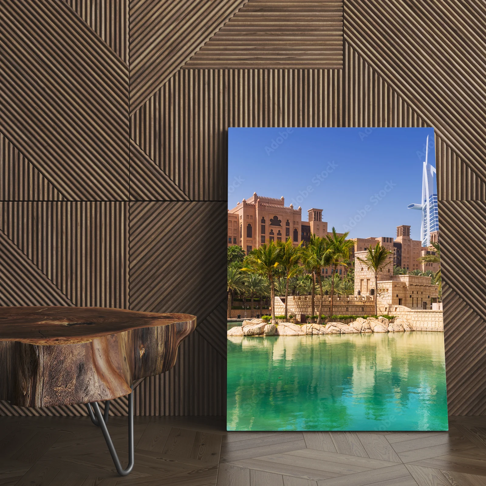 Uroknowana architektura tropikalnego kurortu w Dubaju