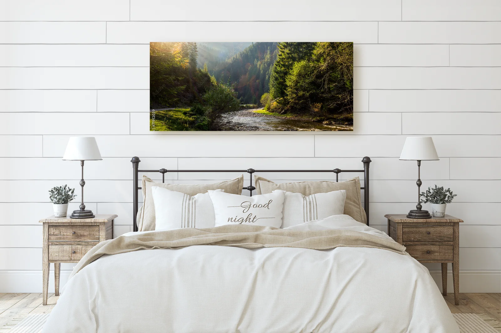 Tranquil River Among Majestic Mountains