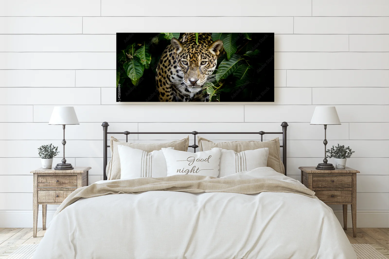 Wciągający portret dzikiego jaguara w czerni