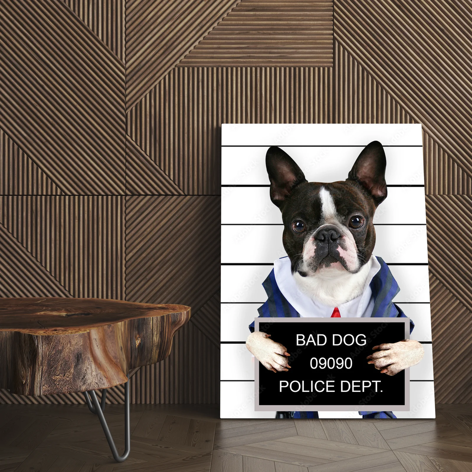 Zabawny portret niesfornego pupila w jasnej tonacji