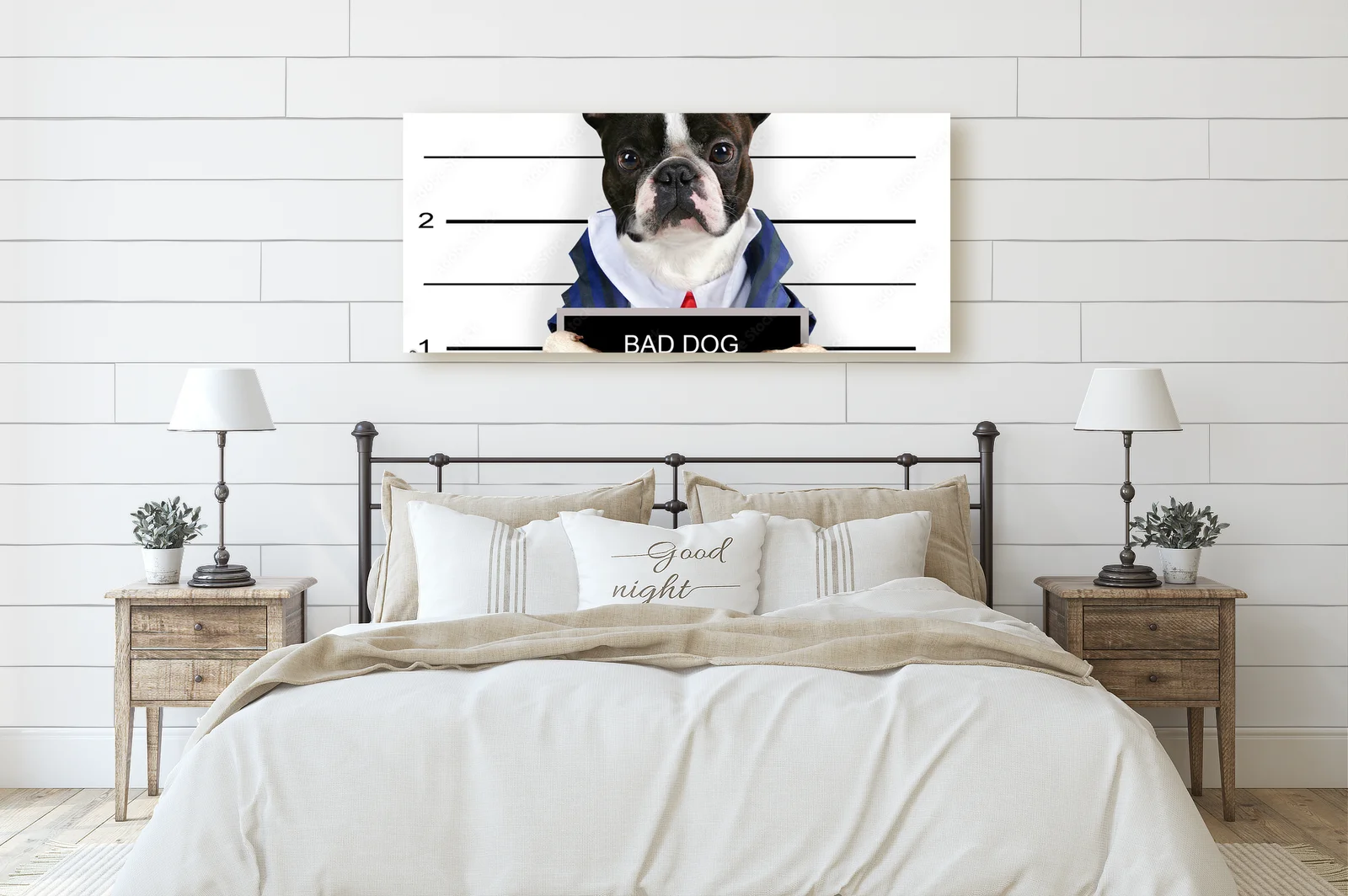 Zabawny portret niesfornego pupila w jasnej tonacji