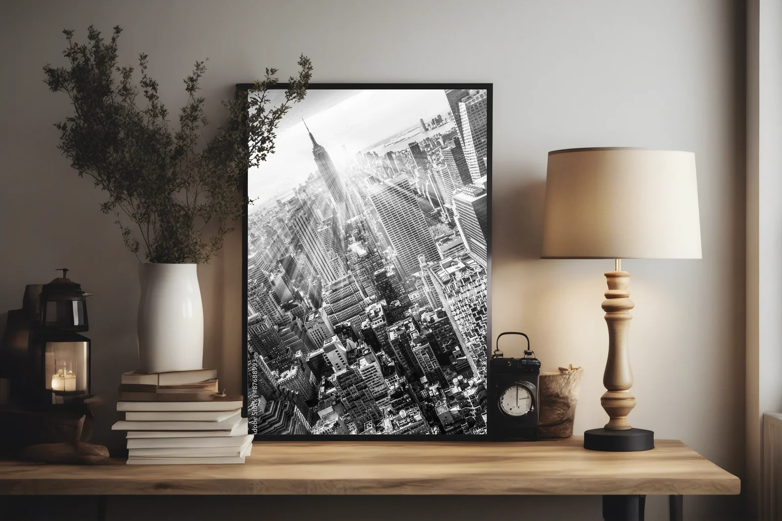 Manhattan w blasku zachodzącego słońca