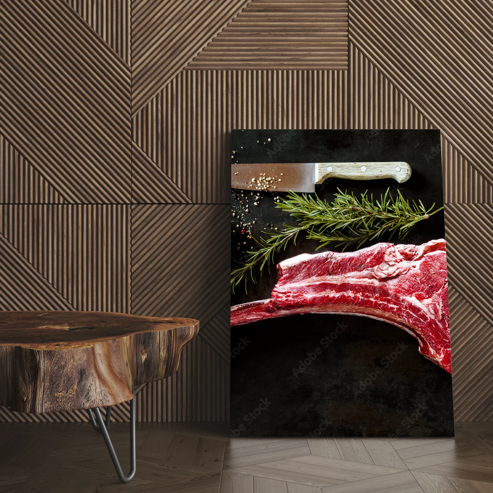 Raw tomahawk steak - smak natury na talerzu