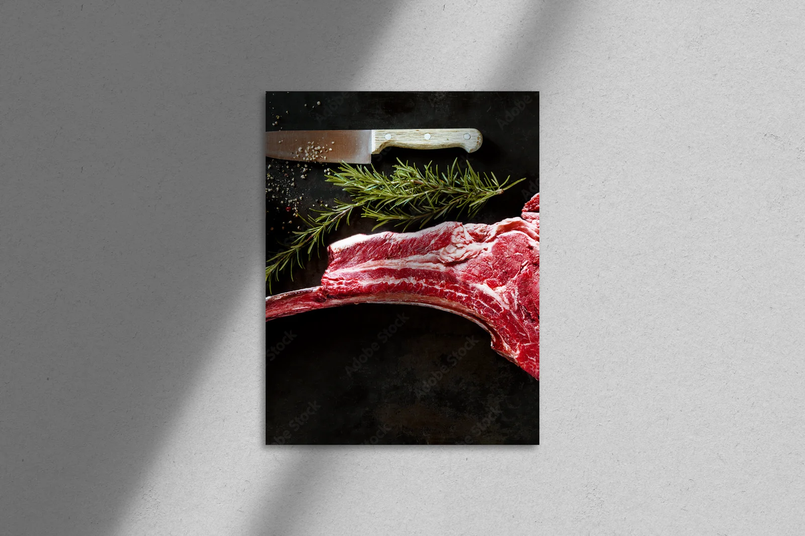 Raw tomahawk steak - smak natury na talerzu