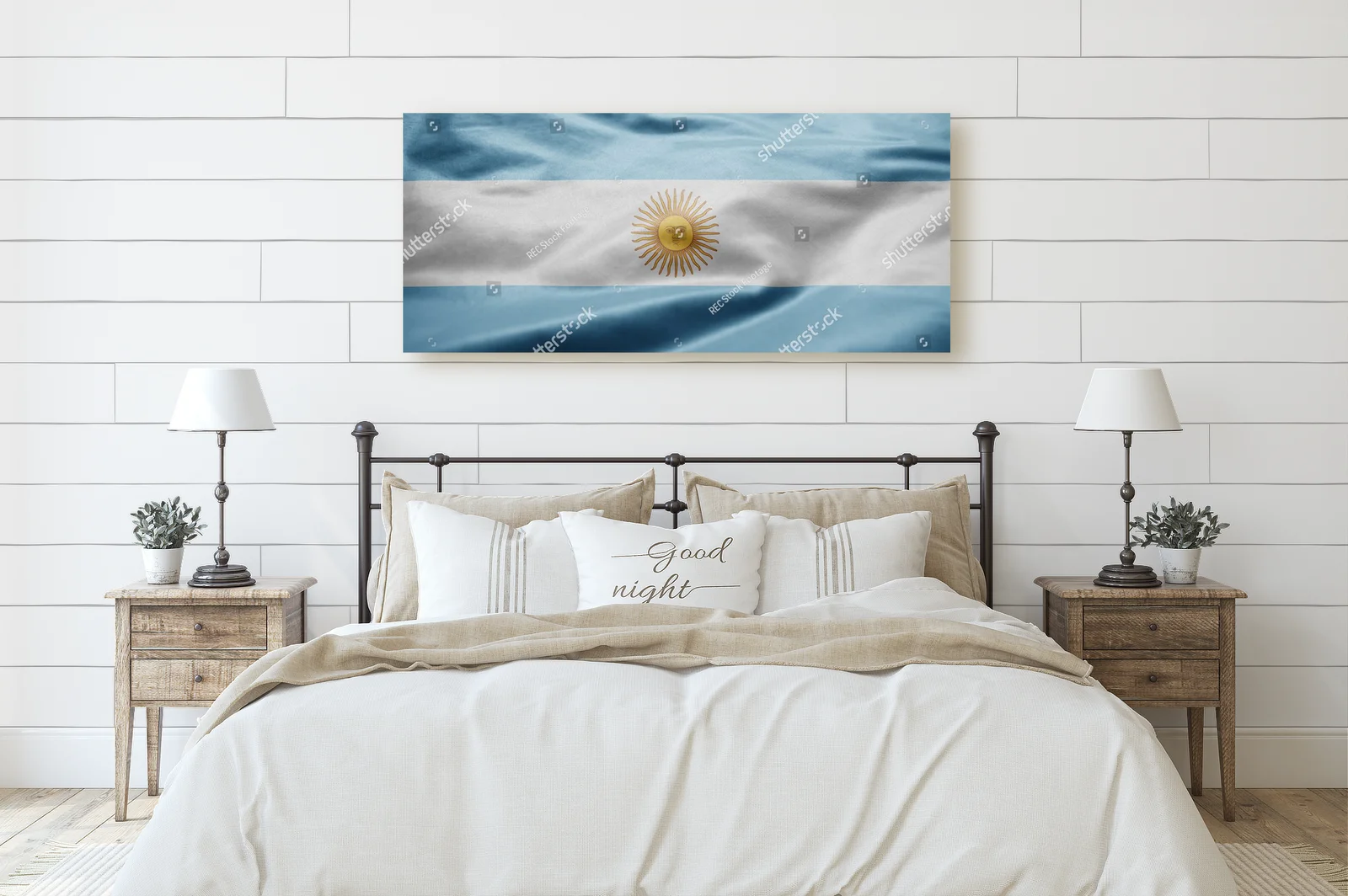 Argentyńska flaga w wietrze – symbol patriotyzmu