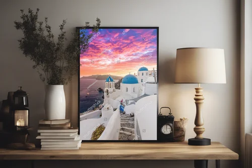 Zachwycające zachody słońca w Oia, Santorini