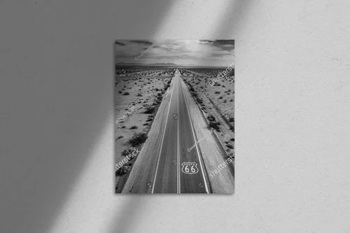 Podróż w szarościach Mojave na Route 66