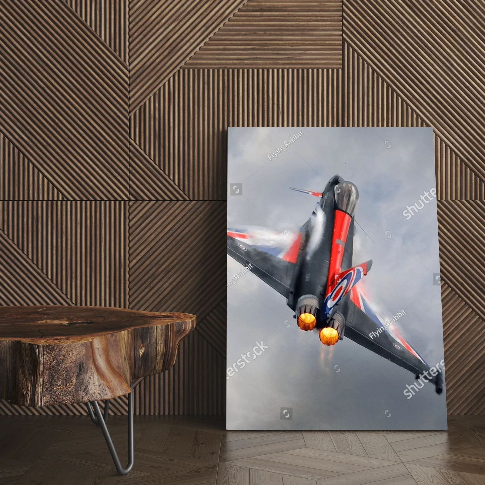 Czarujące niebo w barwach RAF Typhoon Blackjack