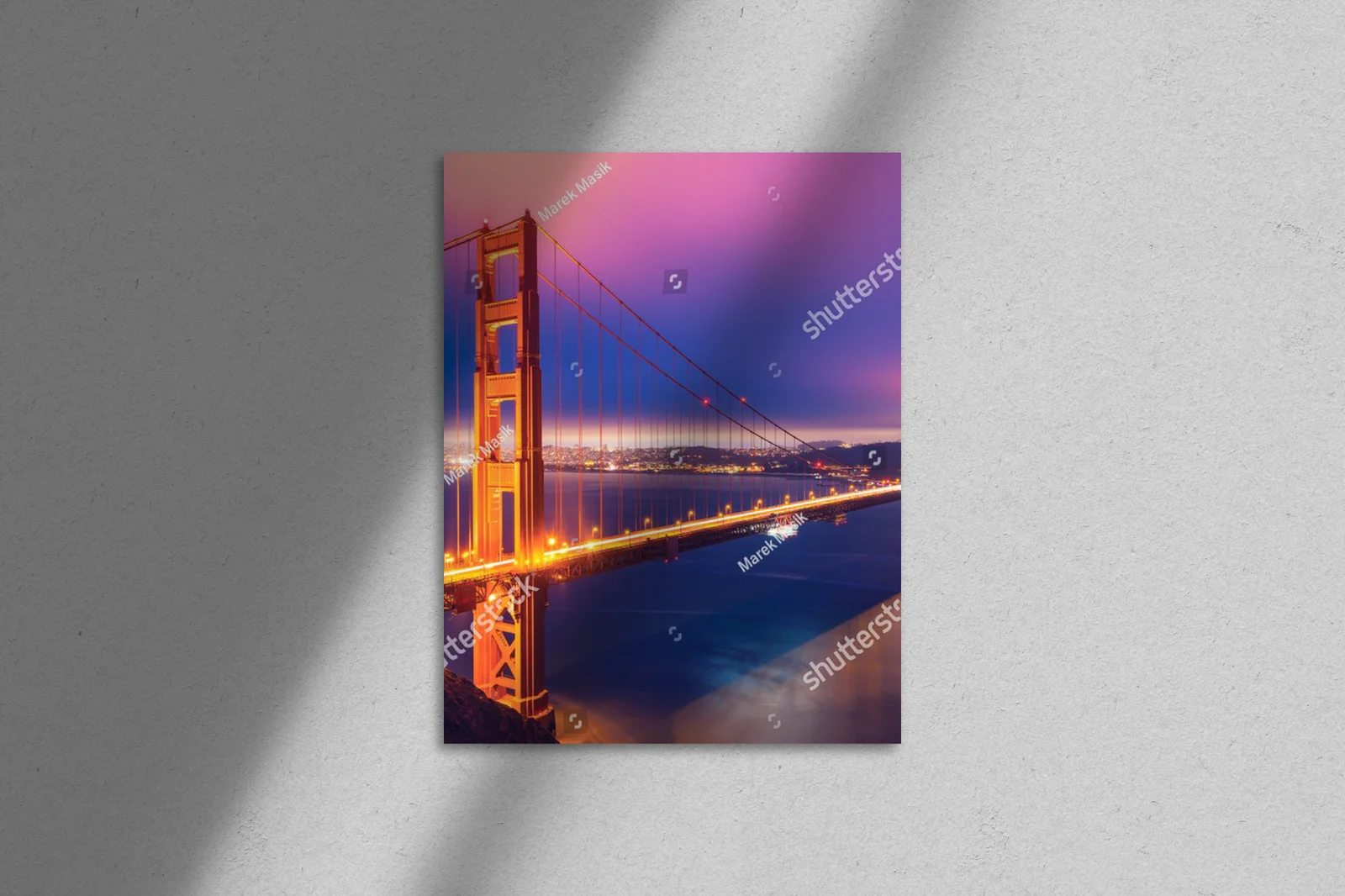 Złociste refleksy nad Zatoką San Francisco
