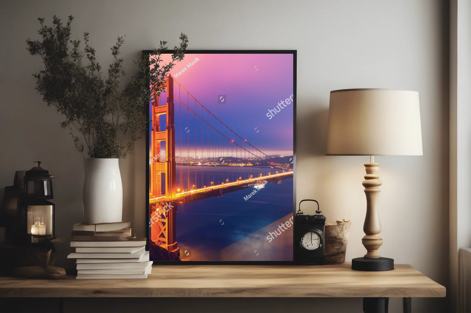 Złociste refleksy nad Zatoką San Francisco