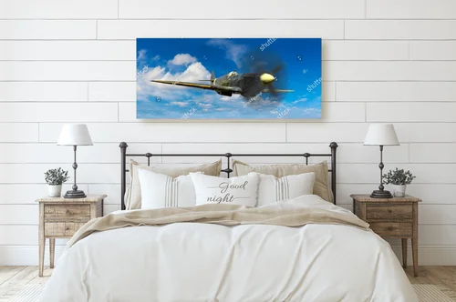 Ikona historii: Spitfire w błękitnym niebie