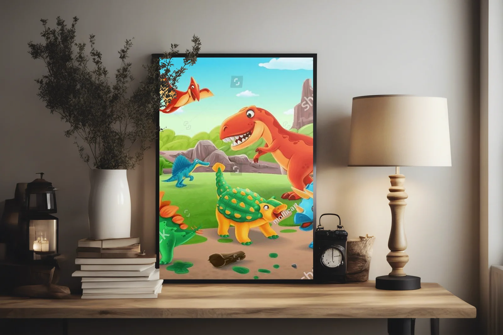 Urzekające krajobrazy dinozaurów dla młodych odkrywców