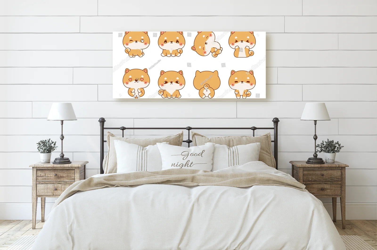 Urocze szczeniaki Shiba Inu w pastelowych odcieniach