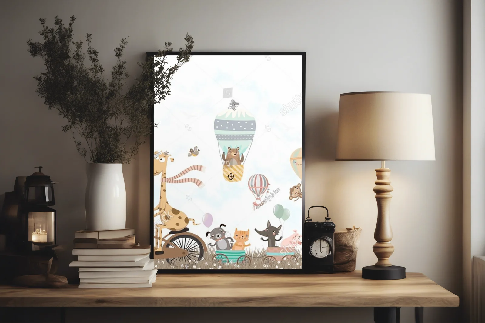 Urokliwe dziecięce ilustracje w delikatnych tonach