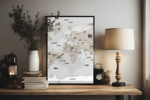Skrzynia skarbów - maptastic świat zwierząt