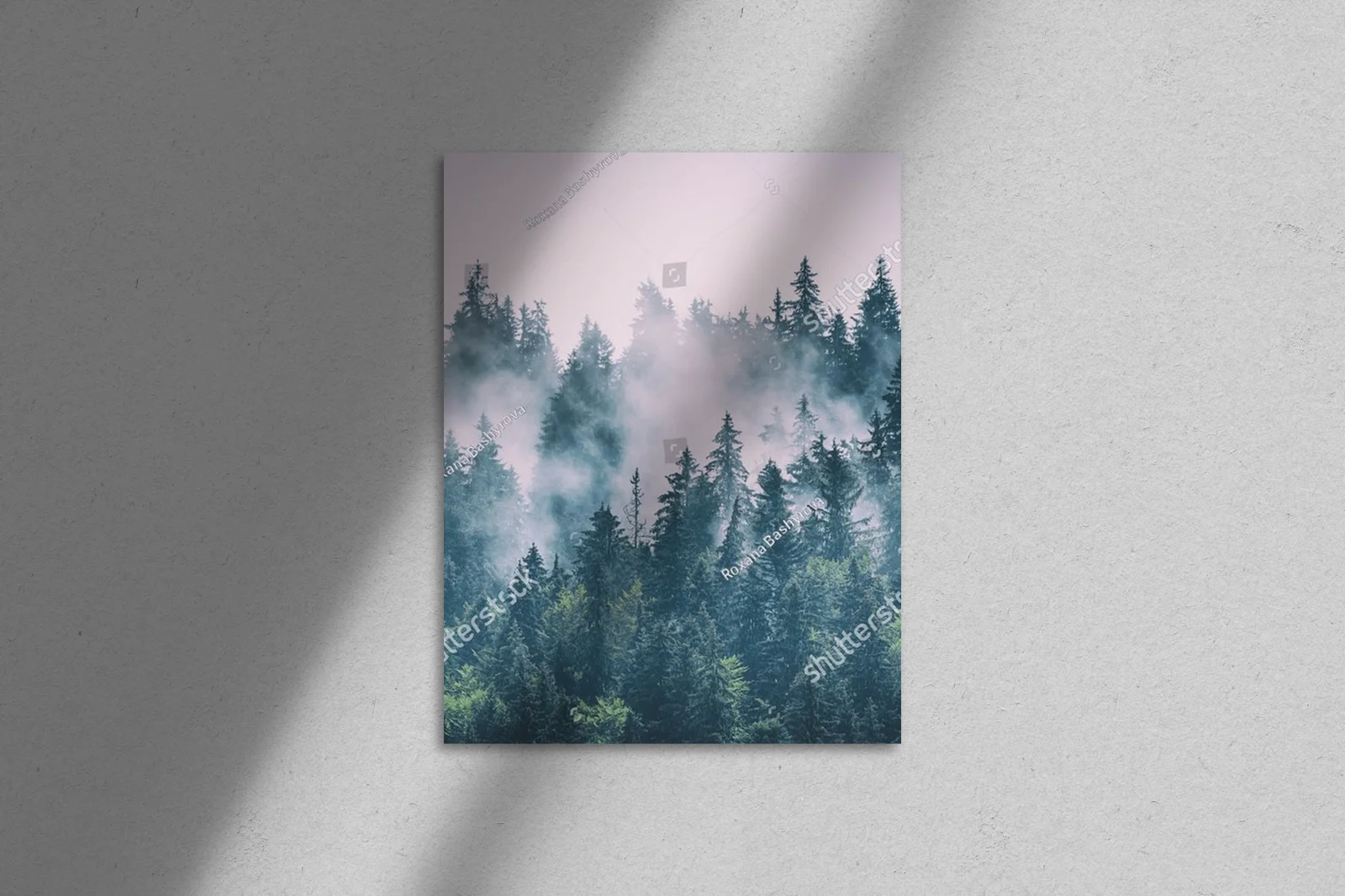 Misty Mountains: Tajemniczy pejzaż w pastelowych tonach