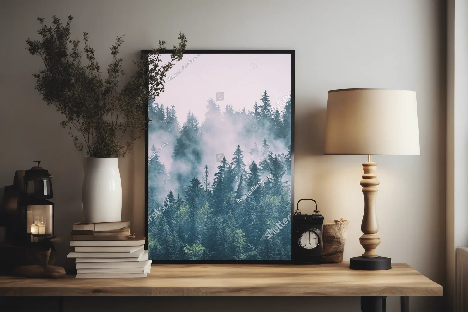 Misty Mountains: Tajemniczy pejzaż w pastelowych tonach