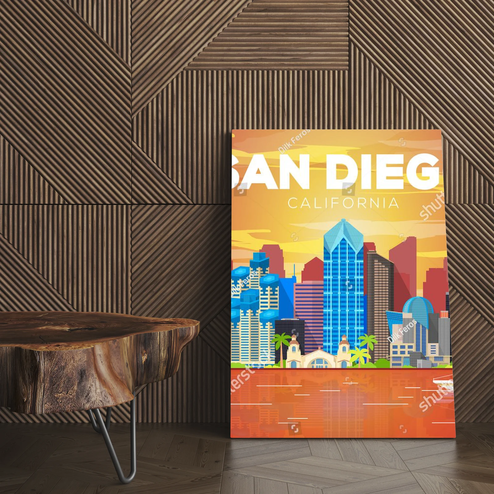 Skyline San Diego: Czerwień kalifornijskiego zachodu