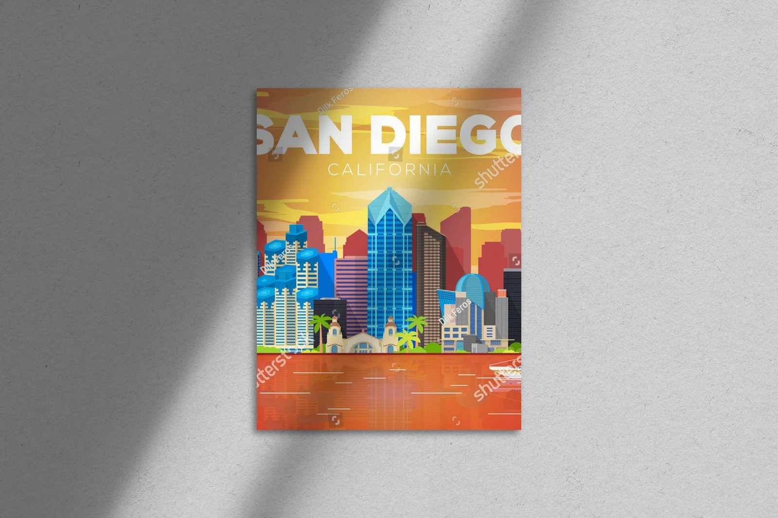 Skyline San Diego: Czerwień kalifornijskiego zachodu
