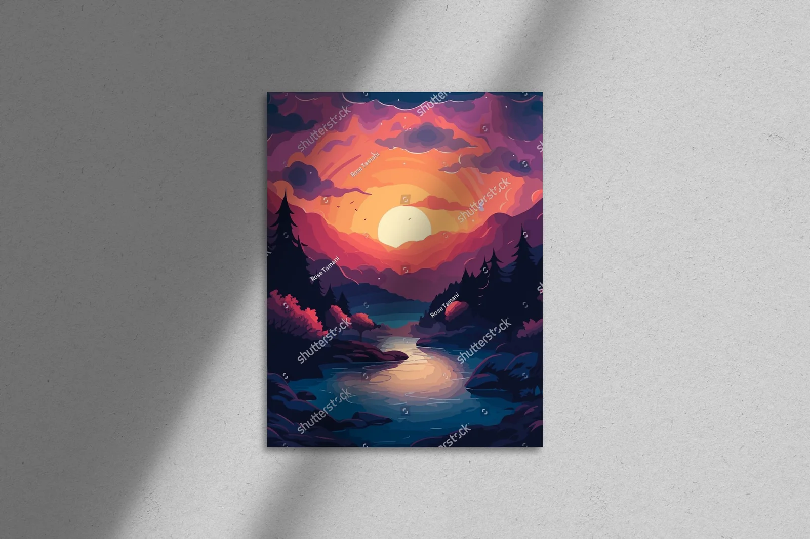 Magiczne przejście dnia w nocne odcienie