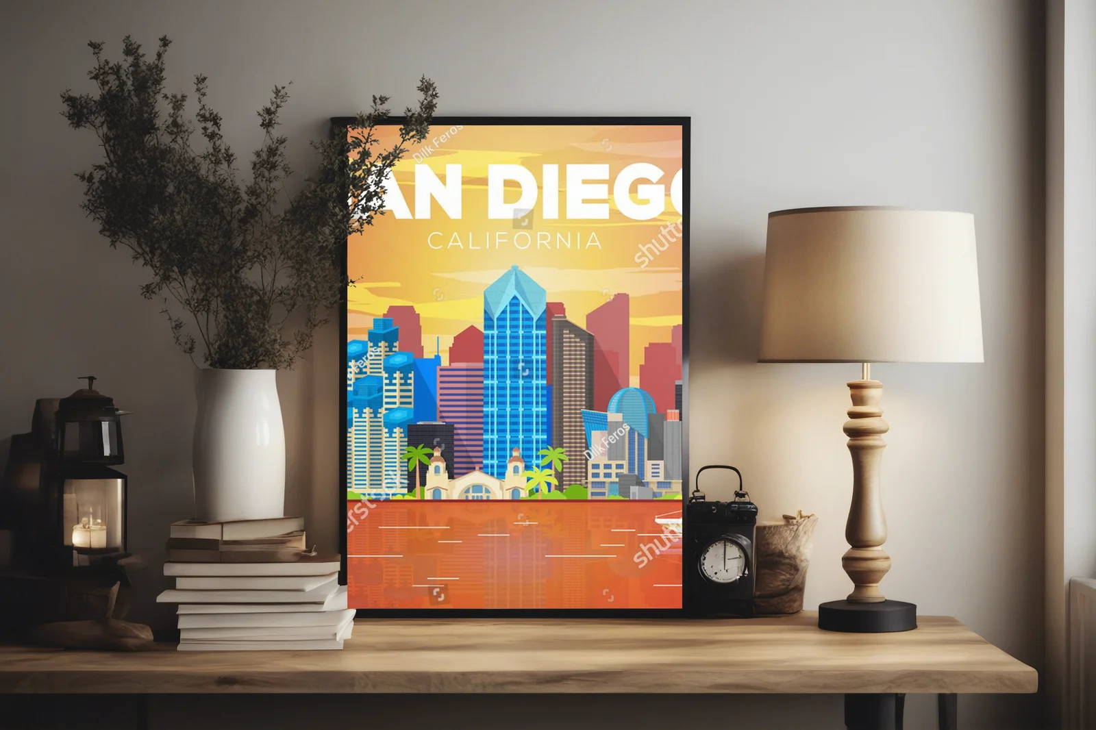 Skyline San Diego: Czerwień kalifornijskiego zachodu