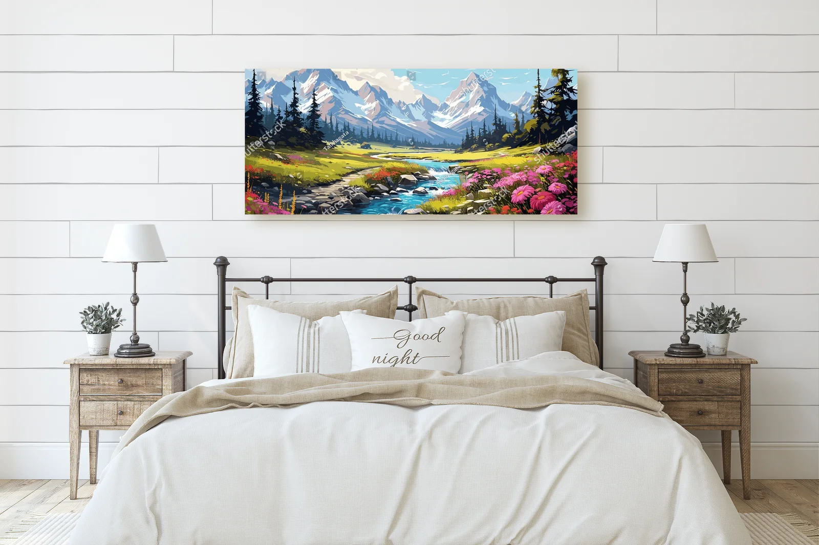 Alpejskie widoki w jasnych, pastelowych tonach