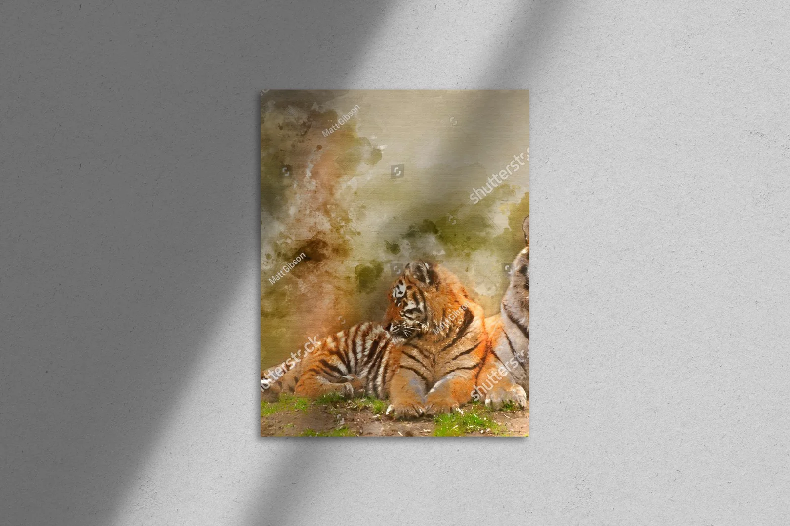 Fascynująca tigress w zmysłowej kompozycji natury