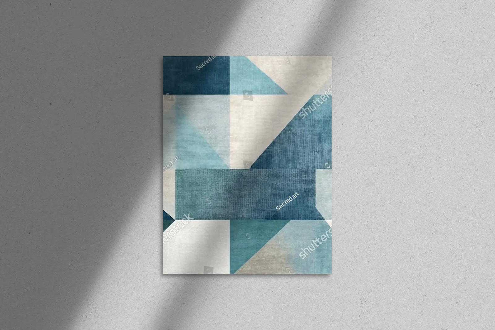 Abstrakcyjna geometria w pastelowych odcieniach
