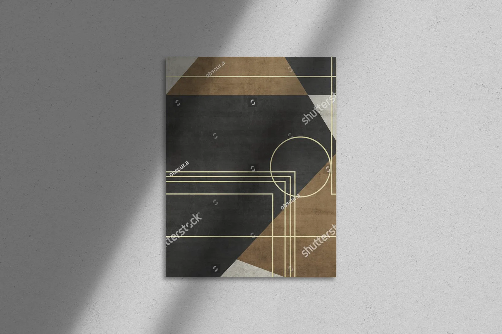 Geometryczna abstrakcja w industrialnej stylistyce