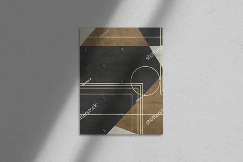 Geometryczna abstrakcja w industrialnej stylistyce