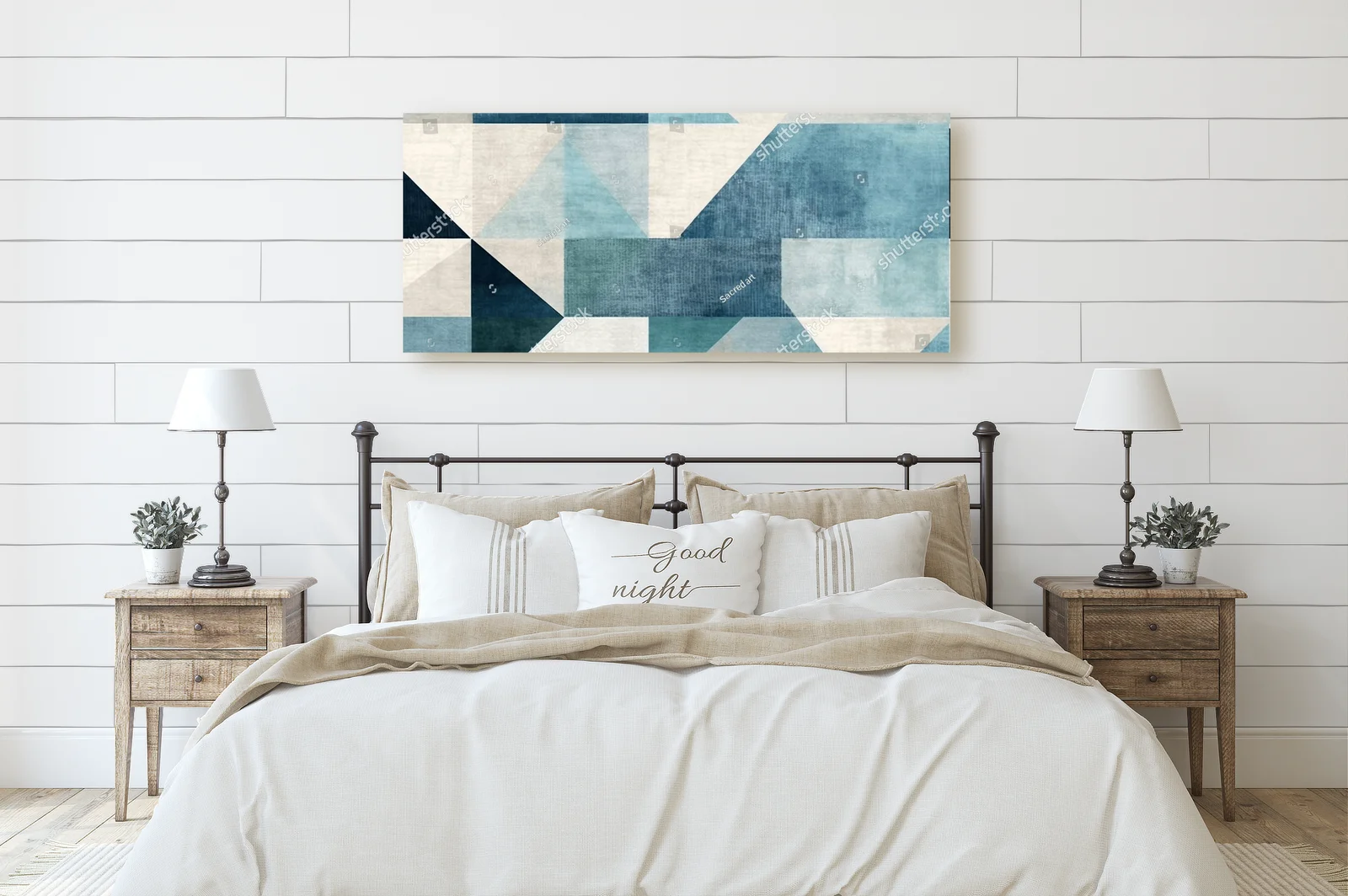 Abstrakcyjna geometria w pastelowych odcieniach