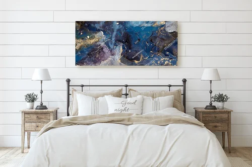 Translucent Waves: Oceanic Embrace in Shades of Blue
