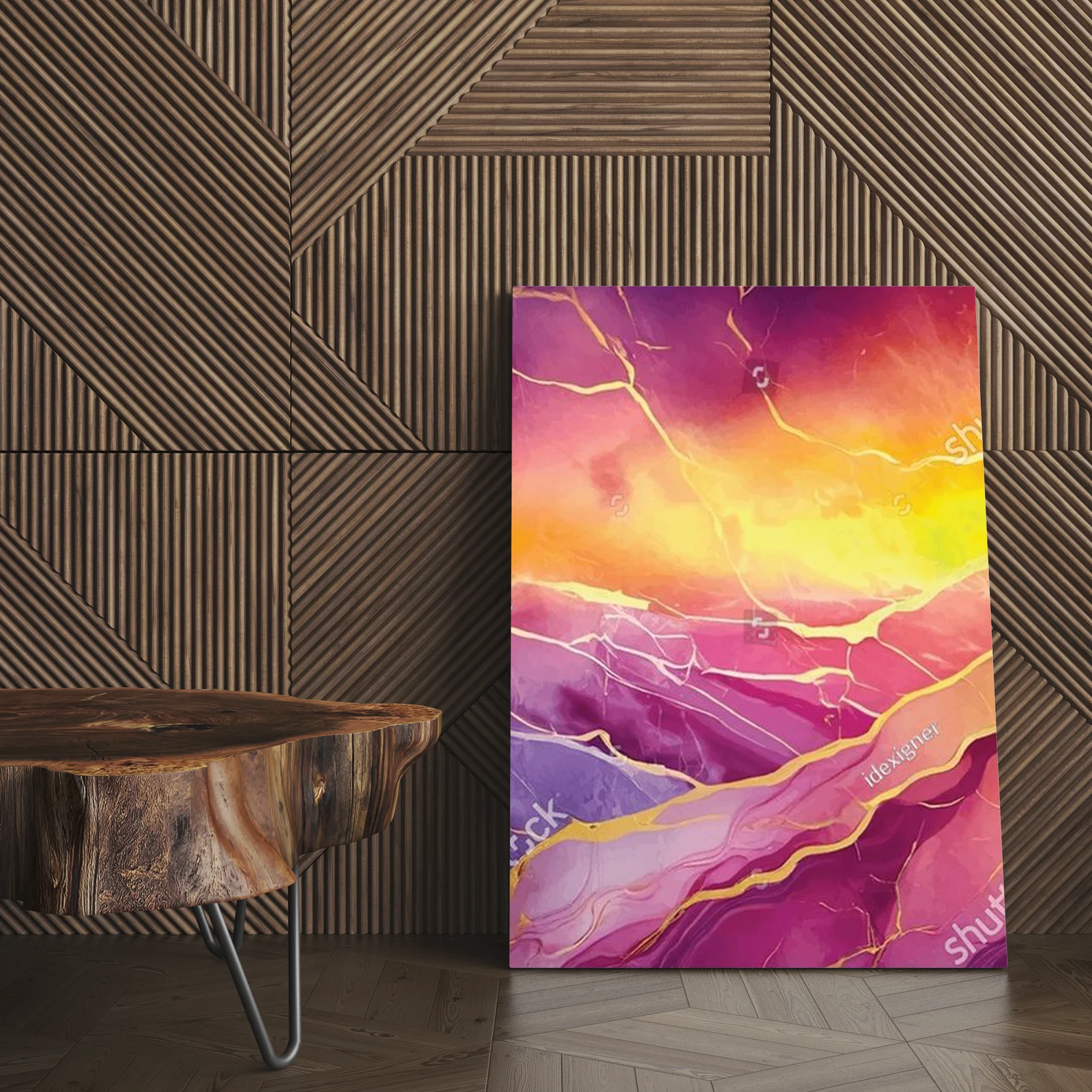 Marble Elegance: Zachwycający gradient zachodu