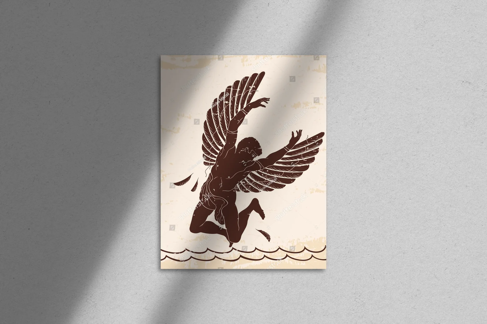 Ikar w Vintage: Elegancja mitologii w pastelach