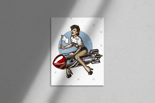 Pin Up Girl w Retro Stylu: Urok i Klasa