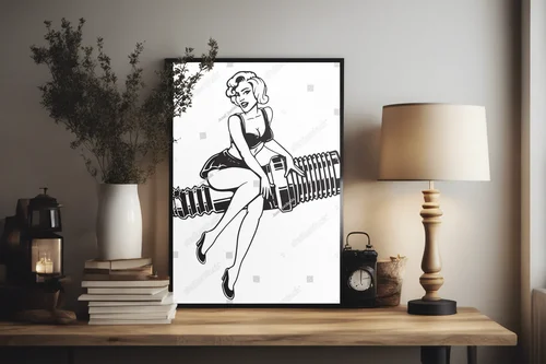 Retro glamour - magia pin-up w stylu vintage