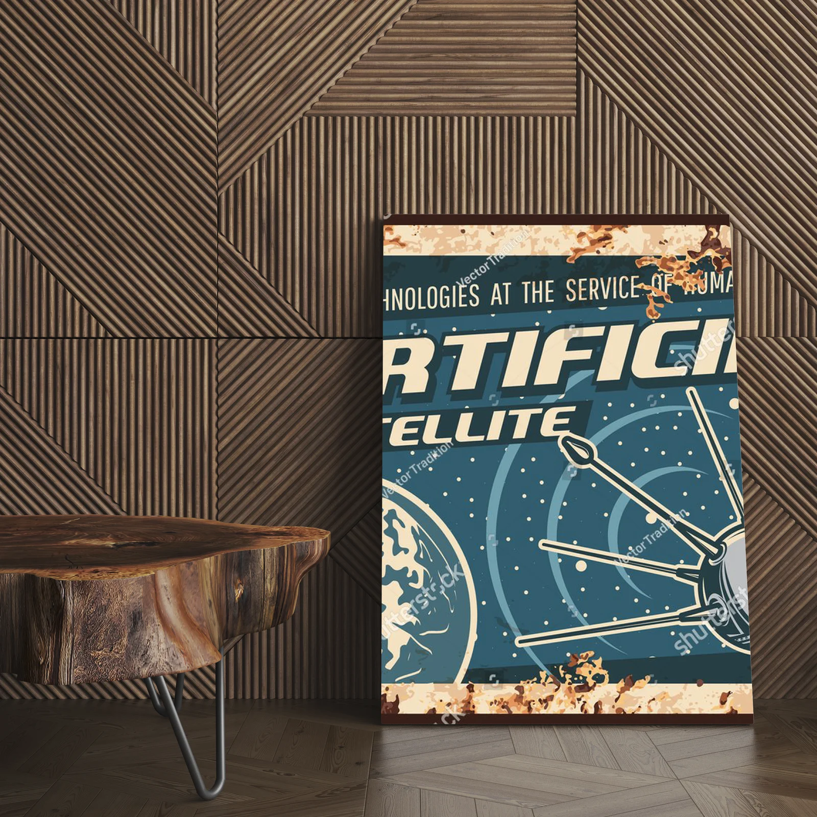 Kosmiczna podróż w retro stylu