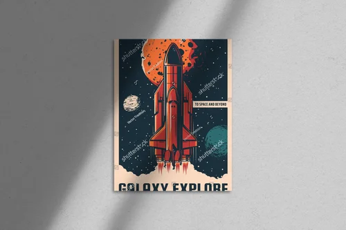Nostalgiczne eksploracje galaktyki w retro stylu