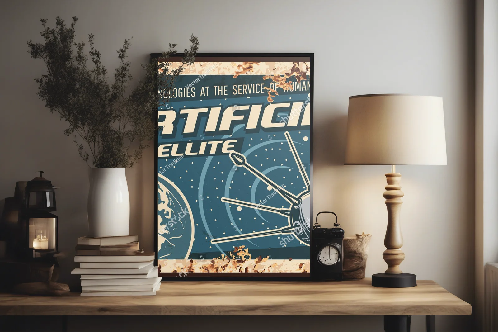 Kosmiczna podróż w retro stylu