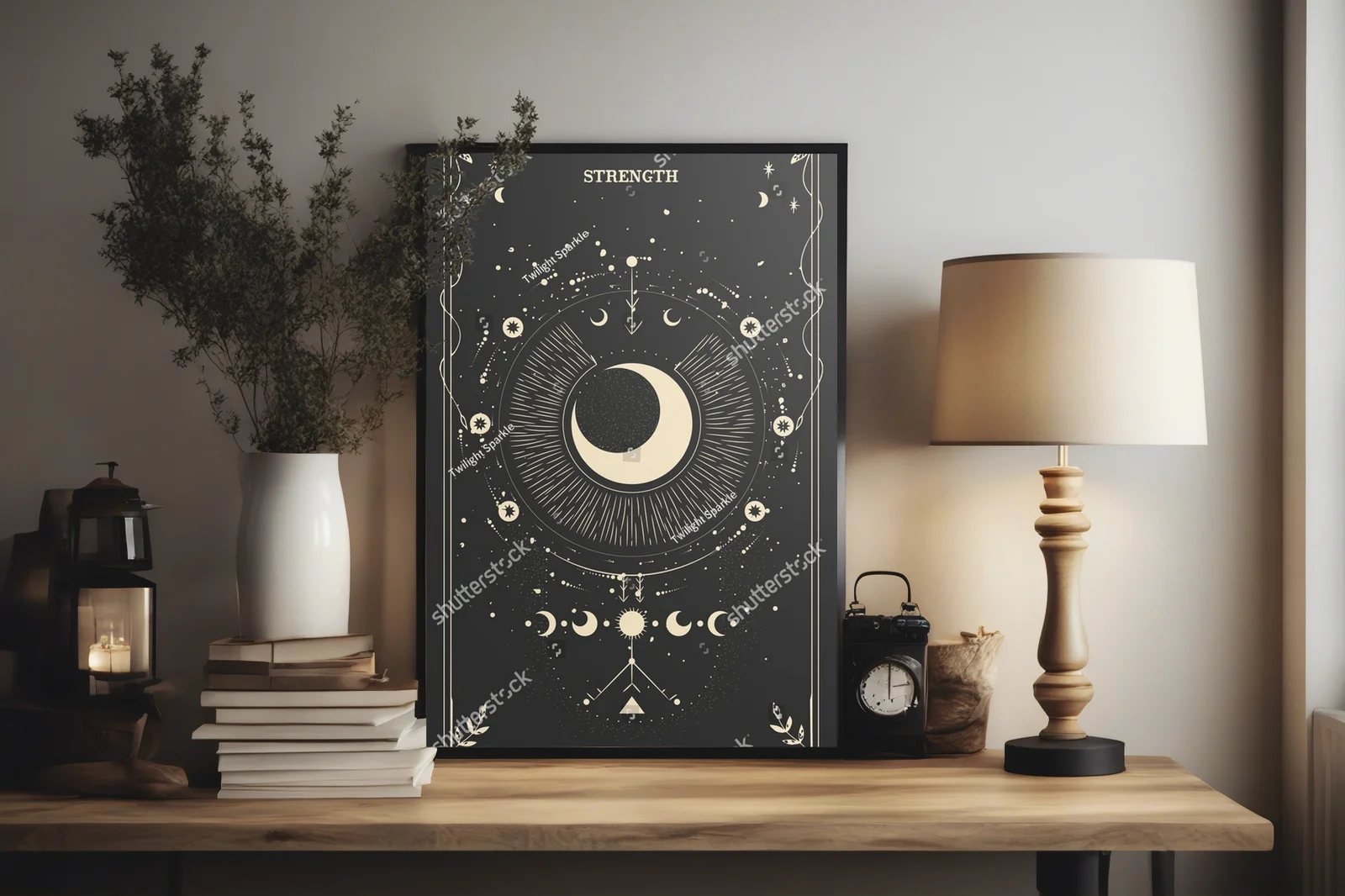 Magiczne karty tarota w vintage stylu