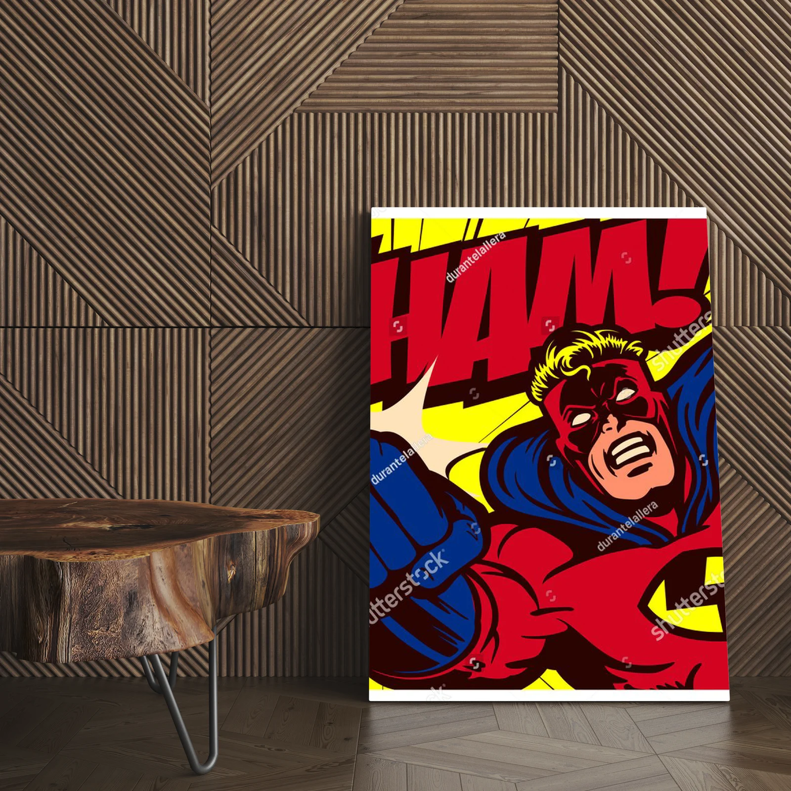 Superbohaterzy w dynamicznych pop-artowych akcjach