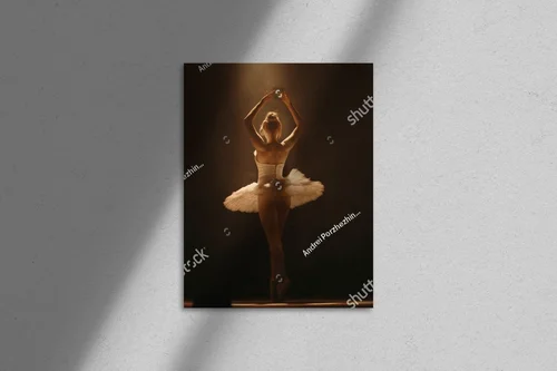 Elegancka baletnica w magicznej aranżacji