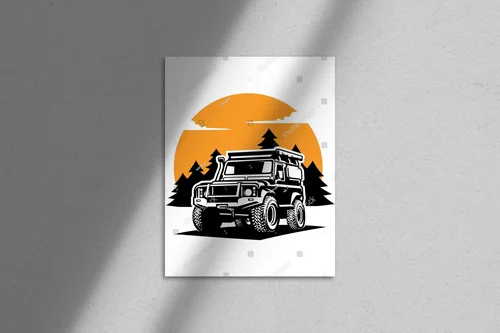 Przygoda na kołach: Logo Overland dla odkrywców