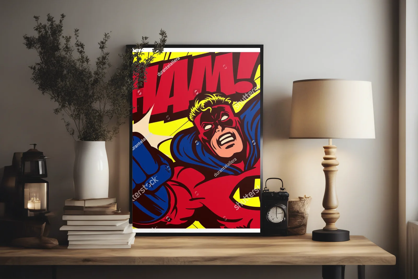 Superbohaterzy w dynamicznych pop-artowych akcjach